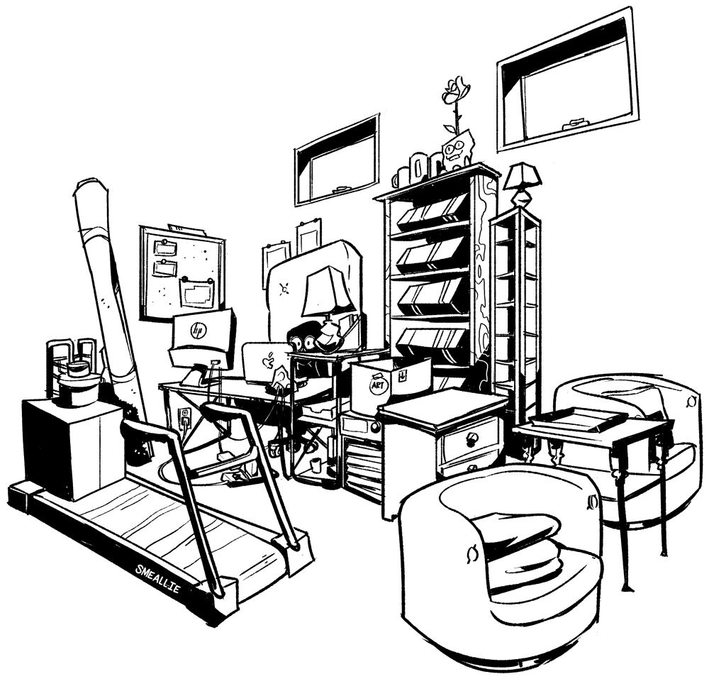 Self Portrait as My Basement